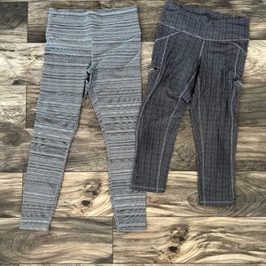 Athleta cropped legging bundle size S